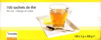 Sachets de the - the noir melange de ceyan