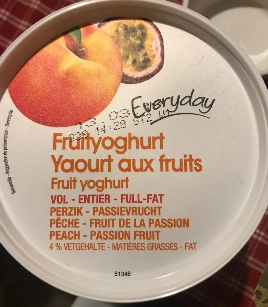 yaourt aux fruits