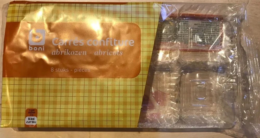 Carres confitures