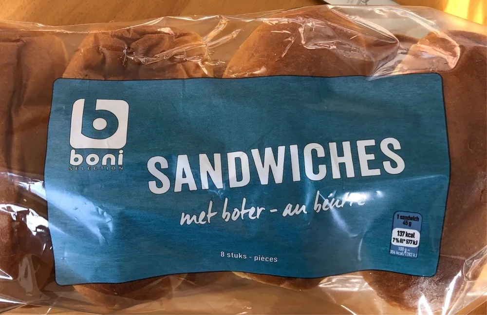 Sandwiches - au beurre