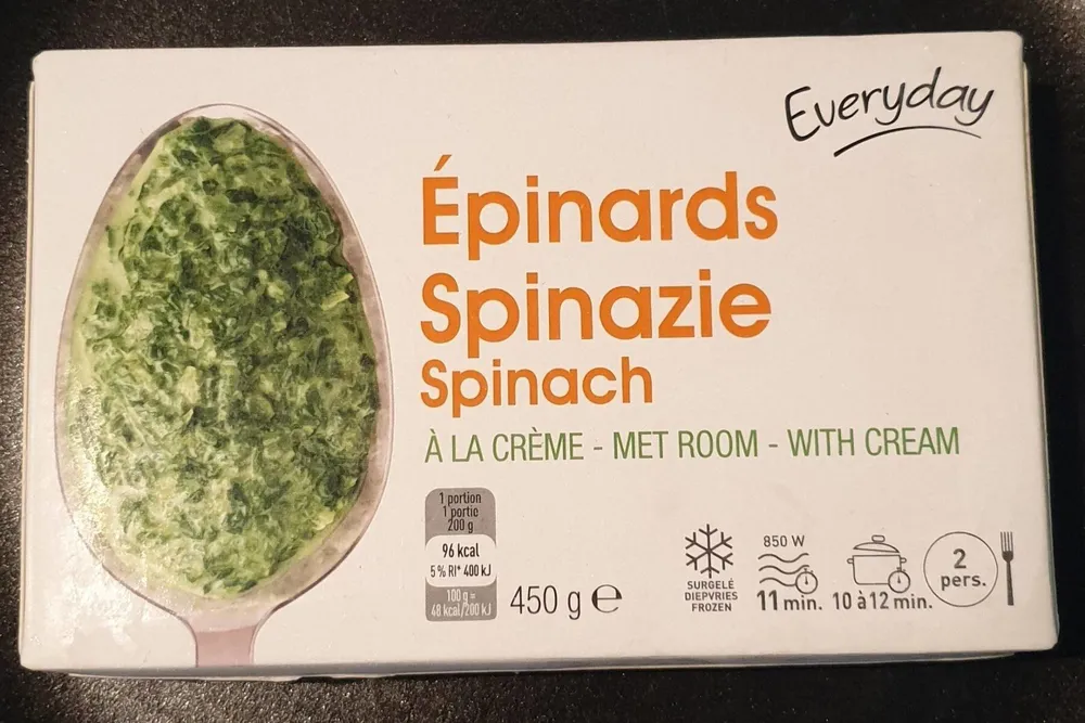 Épinards à la crème