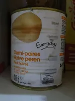 Demi-poires au sirop léger