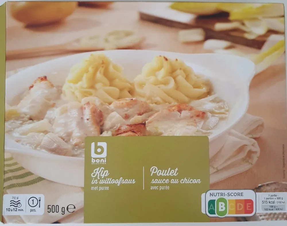 Poulet sauce au chicon