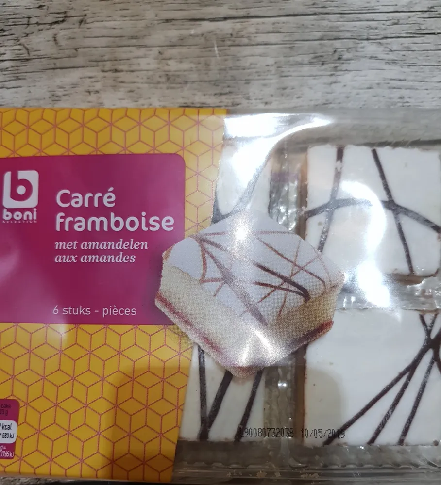 Carré framboise