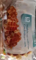 Gaufres goût vanille pauvre en sucre