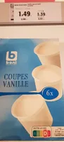 Coupes vanille
