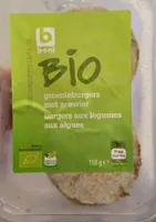 Burgers aux légumes aux algues