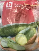 Courgettes en rondelles