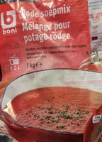 Mélange de légumes pour potage rouge