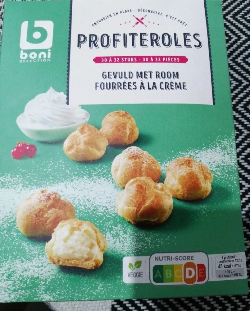 Profiteroles fourrées à la crème