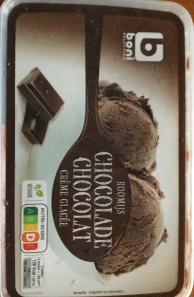 Crème glacée au chocolat