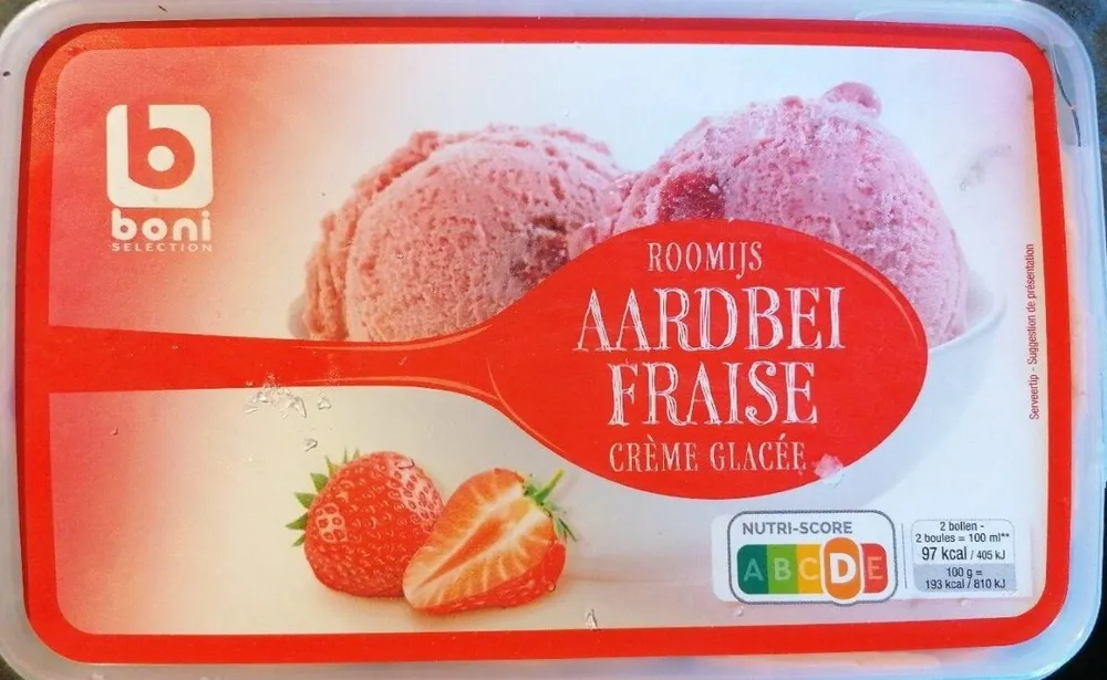 Boni crème glacée fraise
