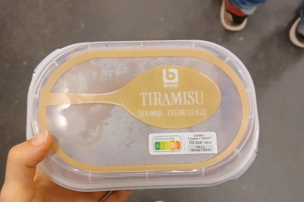 Crème glacée tiramisu