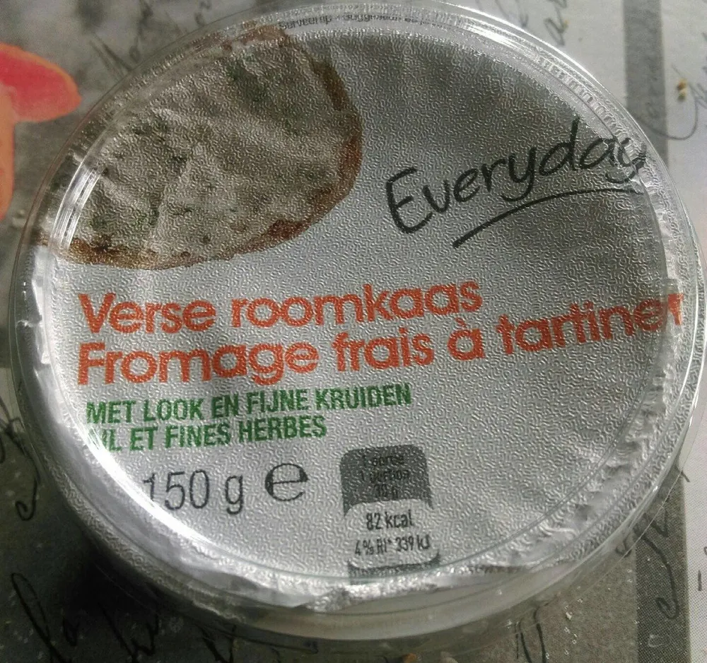 Fromage frais à tartiner ail et fines herbes