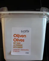 Olives dénoyautées au fromage