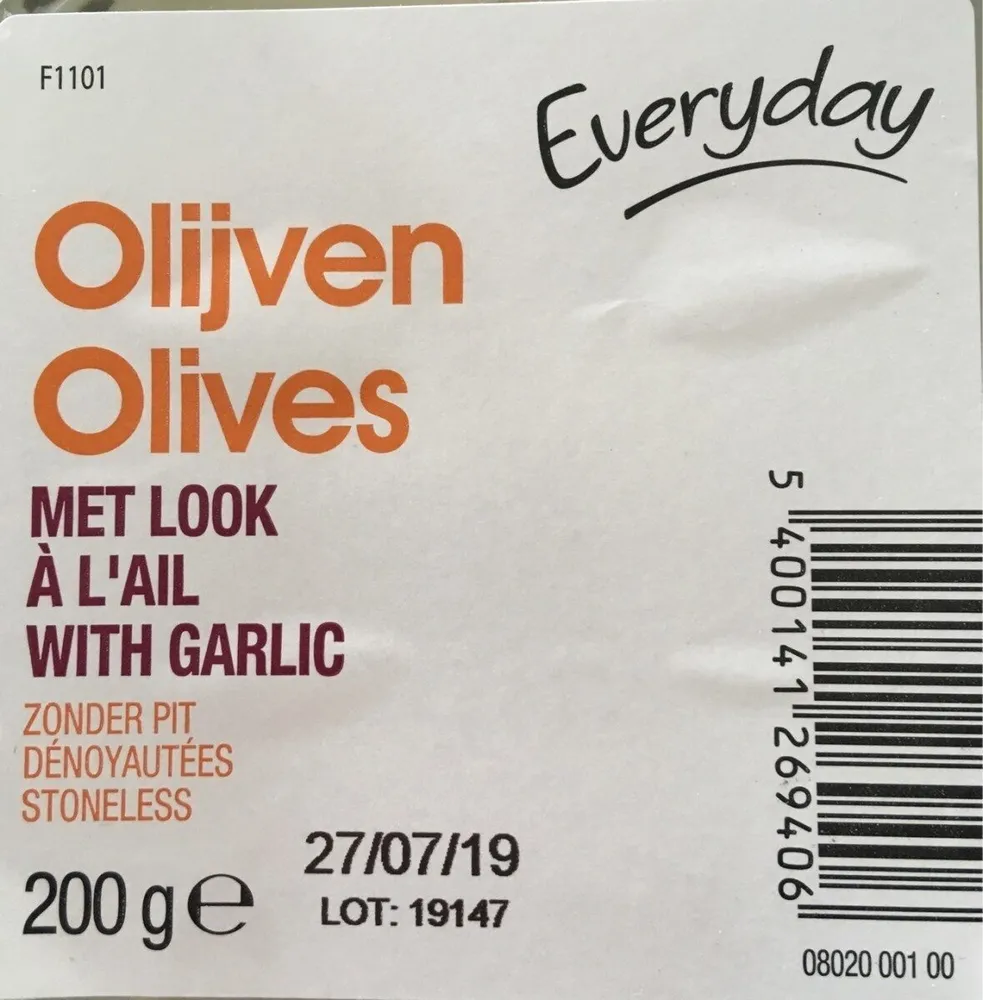 Olives à l'ail