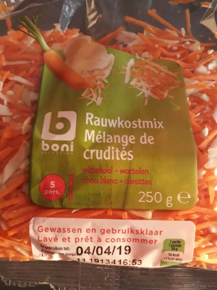 Mélange de crudités