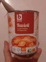 Ravioli à la sauce bolognaise