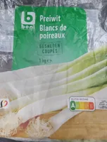 Blanc de poireaux coupés