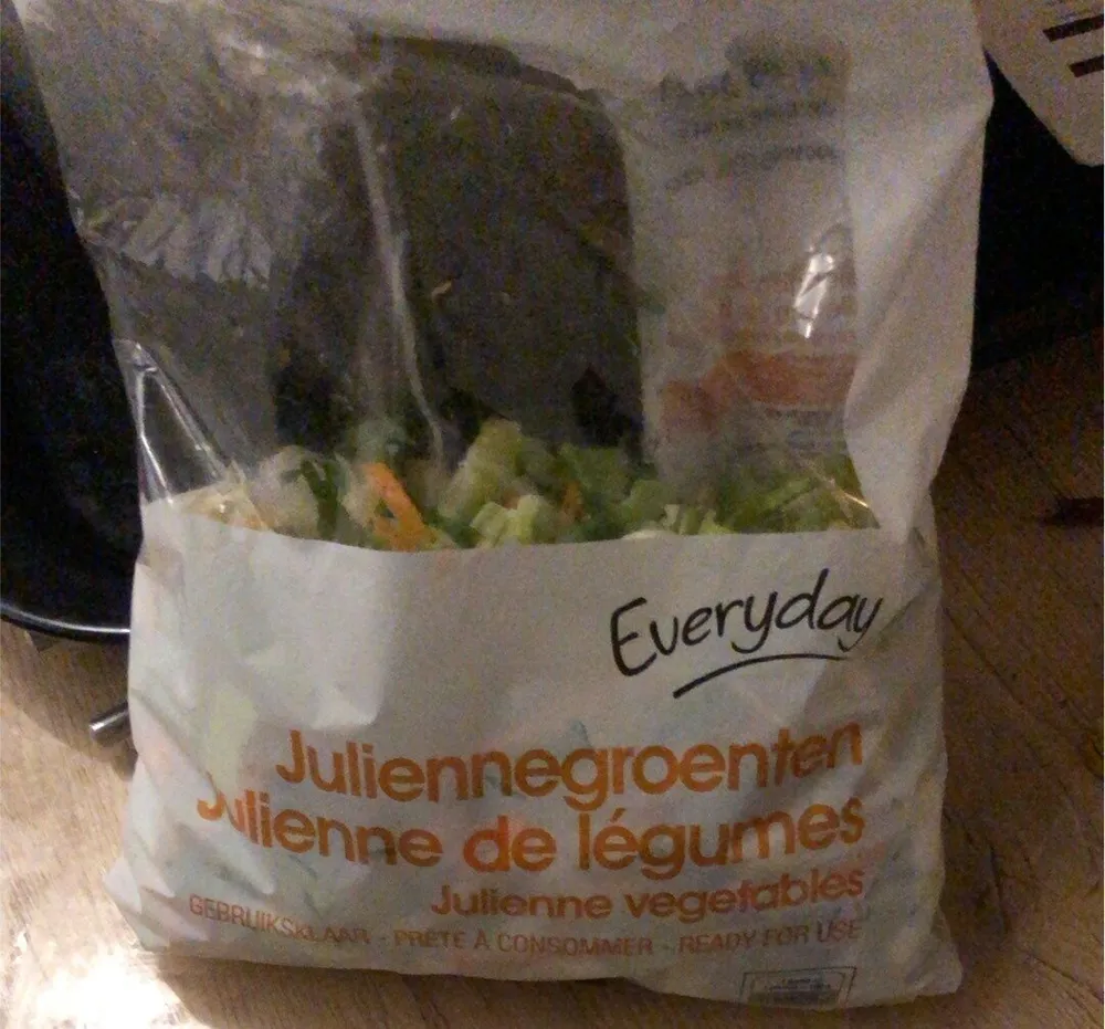 Julienne de légumes