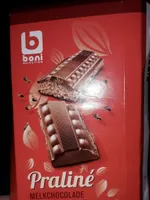 Chocolat au lait praliné