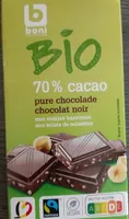 Chocolat noir aux éclats de noisettes