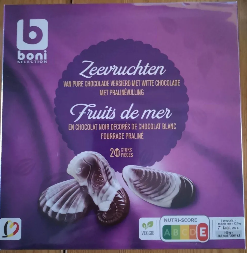 Fruits de mer chocolat