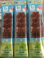 Sucette en chocolat au lait