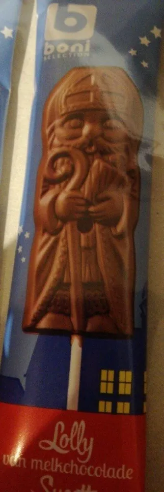 Sucette en chocolat au lait