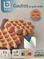 Gaufres au gout vanille