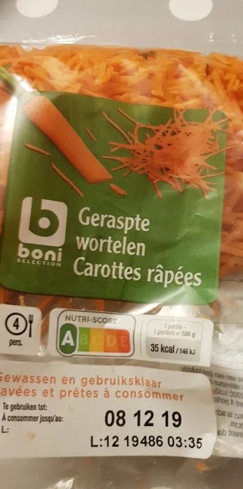Carottes râpées