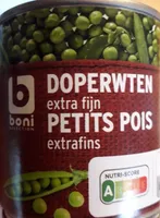 Petits pois extra fins