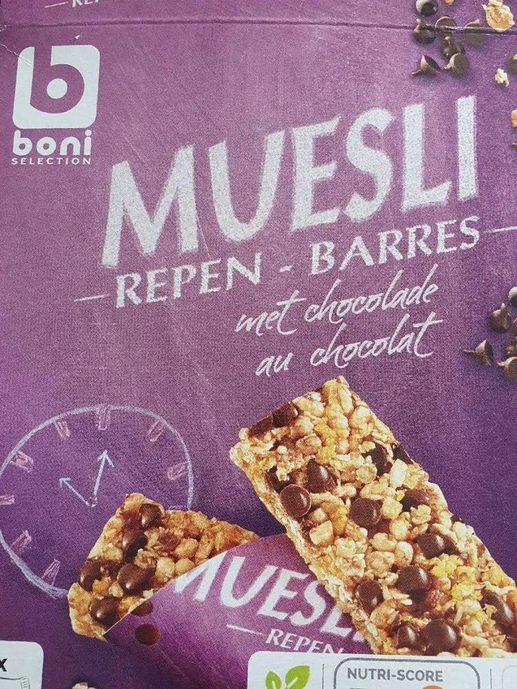 Muesli Barres au chocolat
