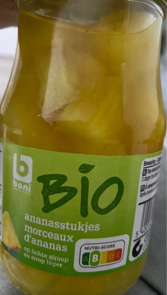 Morceaux d'ananas