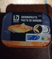 Filets de hareng à la sauce curry