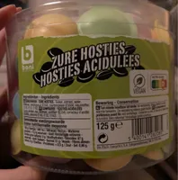Hosties acidulées