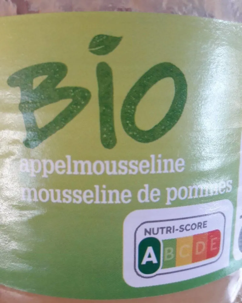 Mousseline de pommes bio