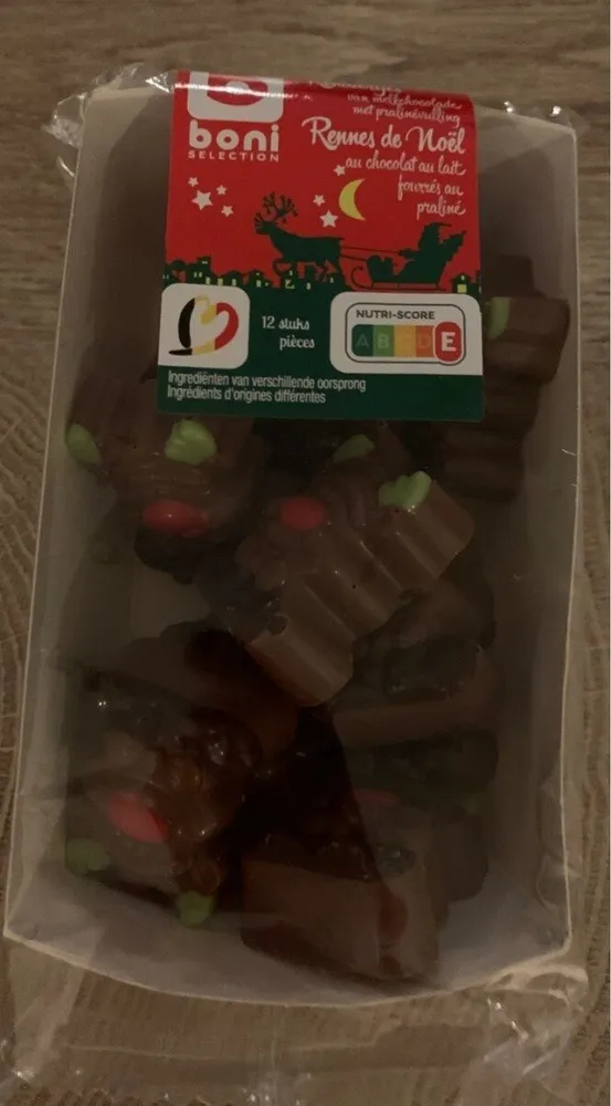 Rennes de Noel au chocolat au lait