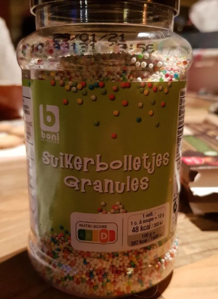 Granules multicolores