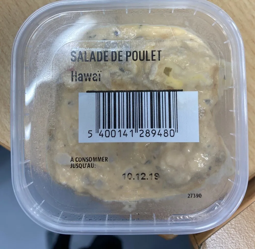 Salade de poulet Hawai