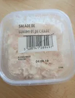 Salade de surimi et de crabe