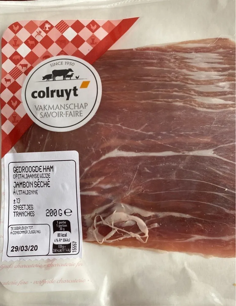 Jambon séché à l'Italienne