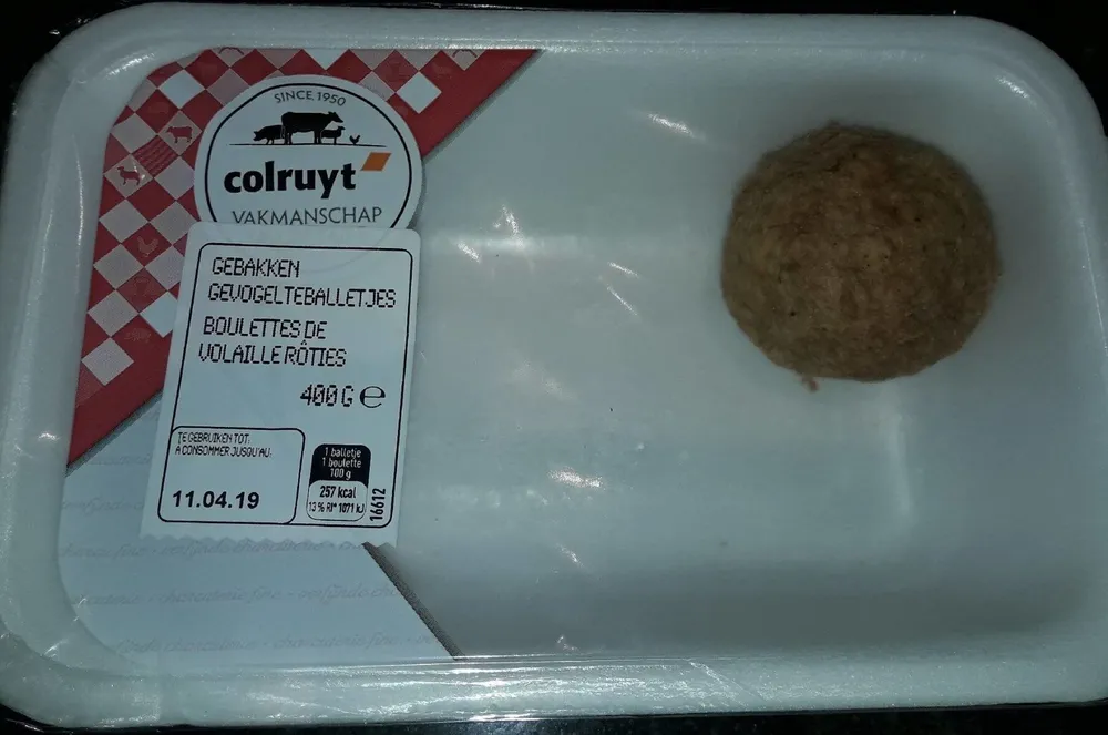 Boulettes de volaille roties Colruyt