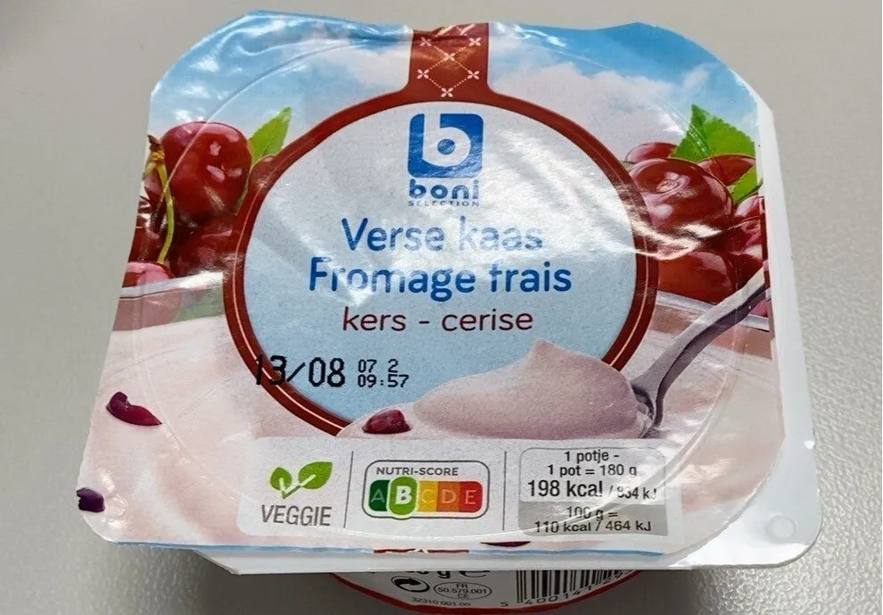 Fromage frais cerise