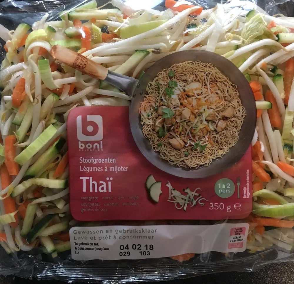 Légumes à mijoter thai