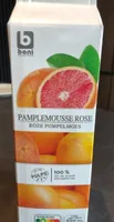 Roze pompelmoes sap