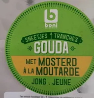 Gouda jeune à la moutarde