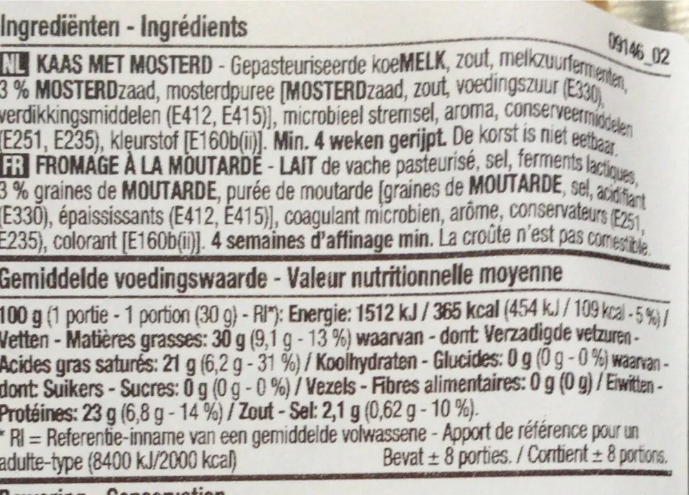 Gouda à la moutarde