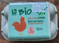 Œufs de poules élevées en plein air classe A
