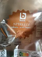 Spirelli au ble complet